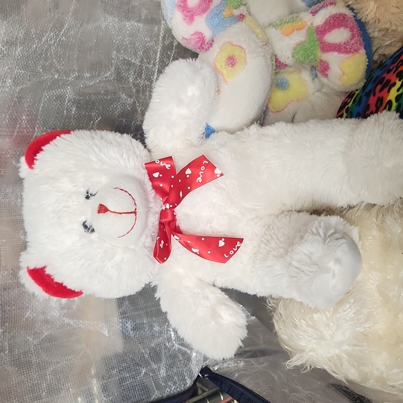 Kellytoy 2015 White Teddy Bear Plush Stuffed Animal Toy 12" - Picture 1 of 3